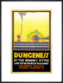 'Dungeness', Romney, Hythe and Dymchurch Railway poster, 1928. art print extra large black Art Print - Science Museum Shop
