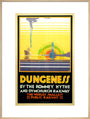 'Dungeness', Romney, Hythe and Dymchurch Railway poster, 1928. art print extra large natural Art Print - Science Museum Shop