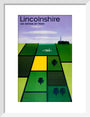 'Lincolnshire', BR poster, 1948-1965. art print small white Art Print - Science Museum Shop