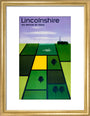 'Lincolnshire', BR poster, 1948-1965. art print small gold Art Print - Science Museum Shop