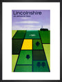 'Lincolnshire', BR poster, 1948-1965. art print medium black Art Print - Science Museum Shop