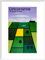 'Lincolnshire', BR poster, 1948-1965. art print large white Art Print - Science Museum Shop