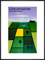 'Lincolnshire', BR poster, 1948-1965. art print extra large black Art Print - Science Museum Shop