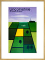 'Lincolnshire', BR poster, 1948-1965. art print extra large gold Art Print - Science Museum Shop