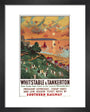 'Whitstable and Tankerton', SR poster, 1936. art print extra small black Art Print - Science Museum Shop