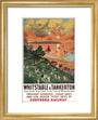 'Whitstable and Tankerton', SR poster, 1936. art print extra small gold Art Print - Science Museum Shop