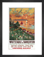 'Whitstable and Tankerton', SR poster, 1936. art print small black Art Print - Science Museum Shop
