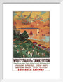 'Whitstable and Tankerton', SR poster, 1936. art print small white Art Print - Science Museum Shop