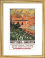 'Whitstable and Tankerton', SR poster, 1936. art print small gold Art Print - Science Museum Shop