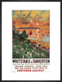 'Whitstable and Tankerton', SR poster, 1936. art print large black Art Print - Science Museum Shop