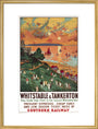 'Whitstable and Tankerton', SR poster, 1936. art print large gold Art Print - Science Museum Shop