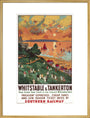 'Whitstable and Tankerton', SR poster, 1936. art print extra large gold Art Print - Science Museum Shop