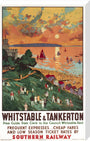 'Whitstable and Tankerton', SR poster, 1936. stretched canvas large none Art Print - Science Museum Shop