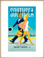 'Southsea and Portsmouth', BR poster, 1962. art print extra large natural Art Print - Science Museum Shop