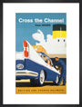 'Cross the Channel from Dover', BR poster, c 1960s. art print medium black Art Print - Science Museum Shop