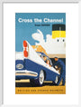 'Cross the Channel from Dover', BR poster, c 1960s. art print medium white Art Print - Science Museum Shop