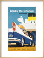 'Cross the Channel from Dover', BR poster, c 1960s. art print medium natural Art Print - Science Museum Shop