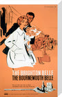 'The Brighton Belle, The Bournemouth Belle', BR (SR) poster, c 1960s. stretched canvas medium none Art Print - Science Museum Shop