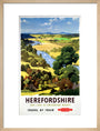 'Herefordshire', BR poster, 1960. art print medium natural Art Print - Science Museum Shop