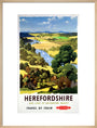 'Herefordshire', BR poster, 1960. art print large natural Art Print - Science Museum Shop