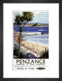 'Penzance', BR poster, 1952. art print small black Art Print - Science Museum Shop