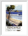 'Penzance', BR poster, 1952. art print small white Art Print - Science Museum Shop