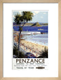 'Penzance', BR poster, 1952. art print small natural Art Print - Science Museum Shop