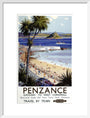 'Penzance', BR poster, 1952. art print medium white Art Print - Science Museum Shop
