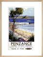 'Penzance', BR poster, 1952. art print medium natural Art Print - Science Museum Shop