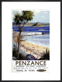 'Penzance', BR poster, 1952. art print large black Art Print - Science Museum Shop