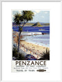 'Penzance', BR poster, 1952. art print large white Art Print - Science Museum Shop