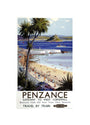 'Penzance', BR poster, 1952. unstretched canvas small none Art Print - Science Museum Shop