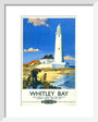 'Whitley Bay', BR poster, 1951. art print extra small white Art Print - Science Museum Shop