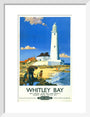 'Whitley Bay', BR poster, 1951. art print small white Art Print - Science Museum Shop