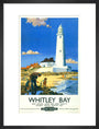 'Whitley Bay', BR poster, 1951. art print medium black Art Print - Science Museum Shop