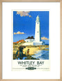 'Whitley Bay', BR poster, 1951. art print medium natural Art Print - Science Museum Shop