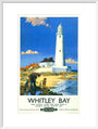 'Whitley Bay', BR poster, 1951. art print large white Art Print - Science Museum Shop