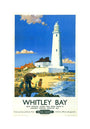 'Whitley Bay', BR poster, 1951. unstretched canvas medium none Art Print - Science Museum Shop