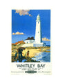 'Whitley Bay', BR poster, 1951. art print extra large none Art Print - Science Museum Shop