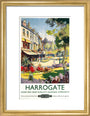 'Harrogate', BR poster, 1957. art print small gold Art Print - Science Museum Shop