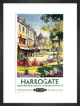 'Harrogate', BR poster, 1957. art print medium black Art Print - Science Museum Shop