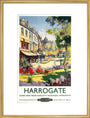 'Harrogate', BR poster, 1957. art print large gold Art Print - Science Museum Shop