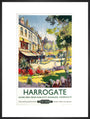 'Harrogate', BR poster, 1957. art print extra large black Art Print - Science Museum Shop
