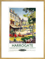 'Harrogate', BR poster, 1957. art print extra large gold Art Print - Science Museum Shop