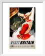 'Visit Britain', BR poster, 1957. art print extra small white Art Print - Science Museum Shop