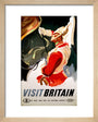 'Visit Britain', BR poster, 1957. art print extra small natural Art Print - Science Museum Shop