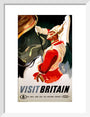 'Visit Britain', BR poster, 1957. art print small white Art Print - Science Museum Shop