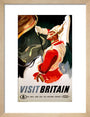 'Visit Britain', BR poster, 1957. art print small natural Art Print - Science Museum Shop