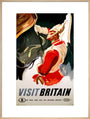 'Visit Britain', BR poster, 1957. art print extra large natural Art Print - Science Museum Shop