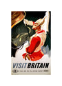 'Visit Britain', BR poster, 1957. unstretched canvas small none Art Print - Science Museum Shop